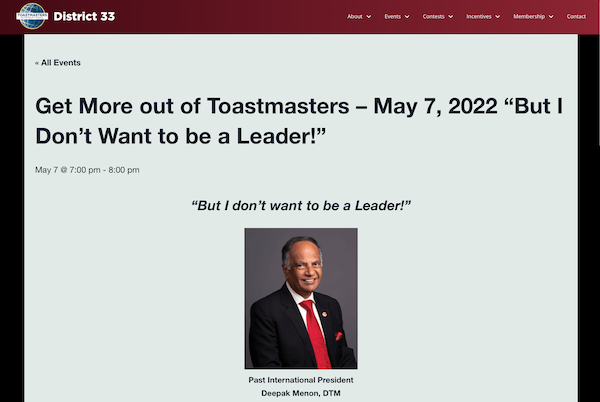 May 7, 2022 D33 Webinar